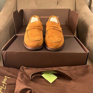Lord and Taylor Suede Brown Loafers